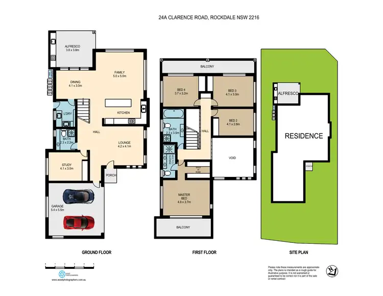 Floorplan of Homely house listing, 24A Clarence Road, Rockdale NSW 2216