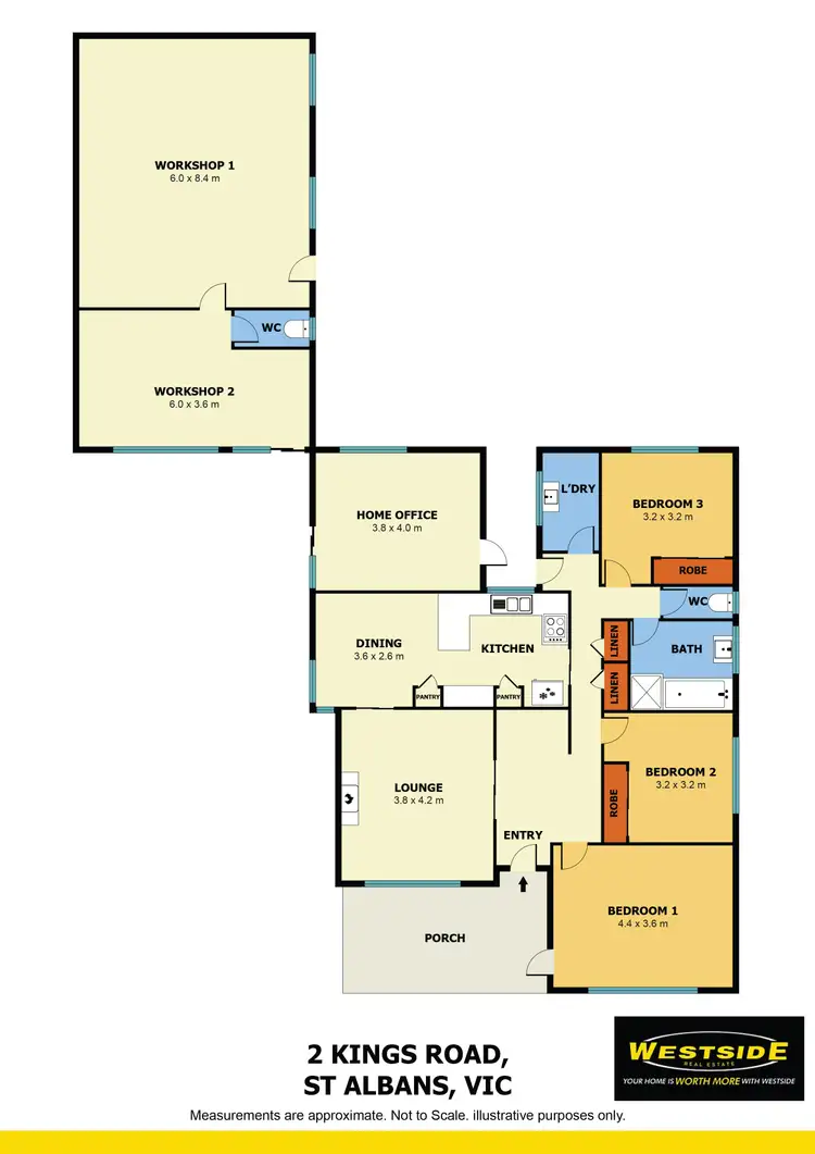Floorplan of Homely house listing, 2 Kings Road, St Albans VIC 3021