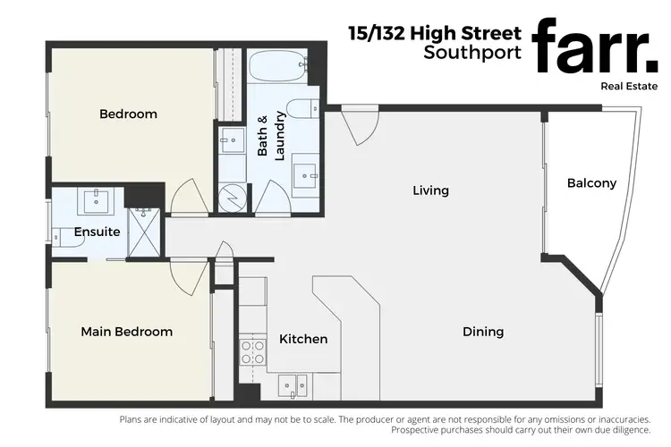 Floorplan of Homely unit listing, 15/132 High St, Southport QLD 4215