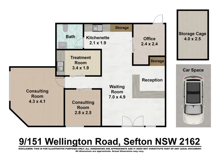 Floorplan of Homely unit listing, 9/151 Wellington Road, Sefton NSW 2162