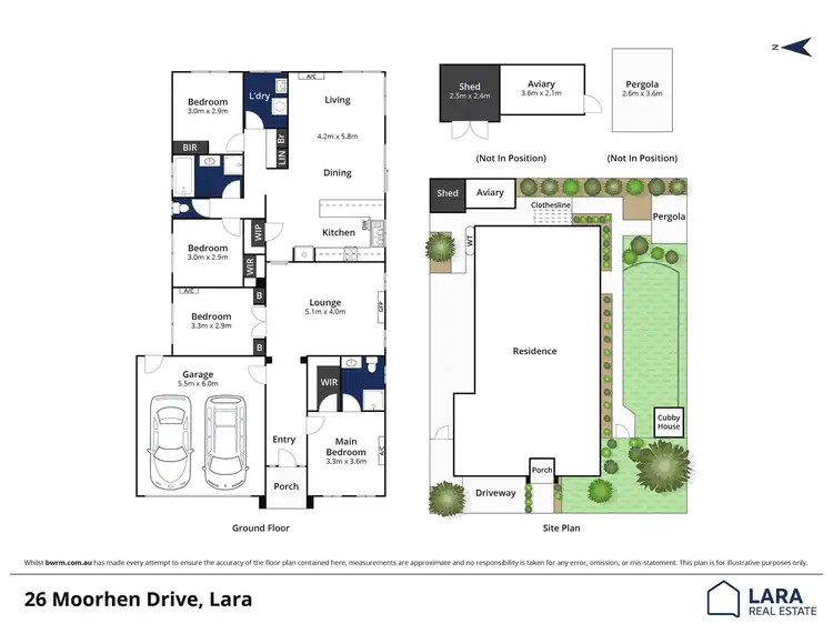 Floorplan of Homely house listing, 26 Moorhen Drive, Lara VIC 3212