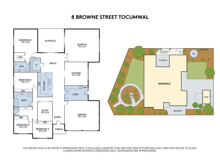 Floorplan of Homely house listing, 8 Browne Street, Tocumwal NSW 2714