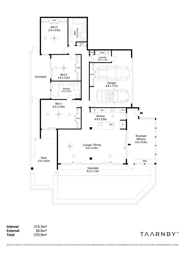 Floorplan of Homely apartment listing, 1/8 Esplanade, Somerton Park SA 5044
