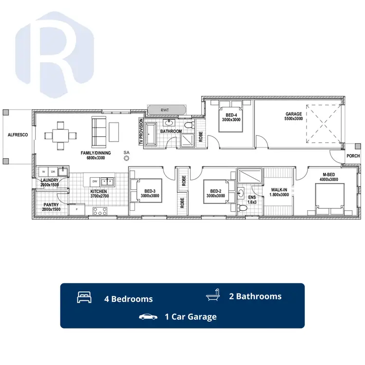 Floorplan of Homely house listing, 47 Narrami Road, Austral NSW 2179