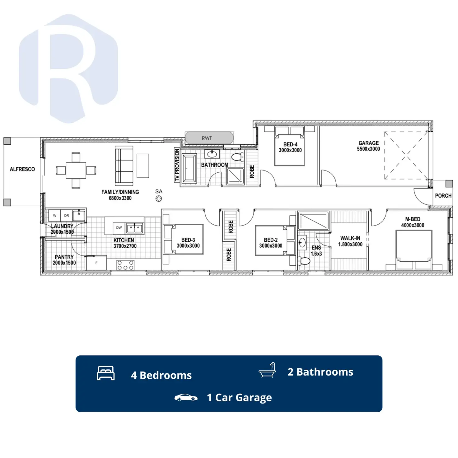 Floorplan of Homely house listing, 47 Narrami Road, Austral NSW 2179