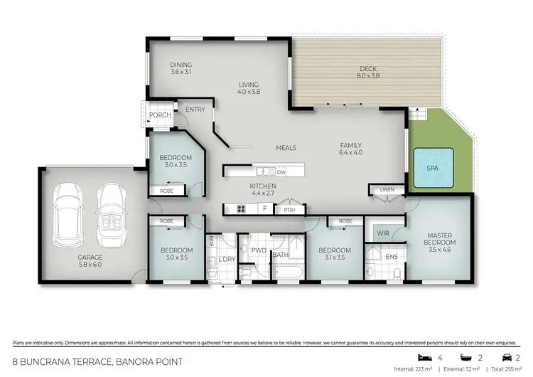 Floorplan of Homely house listing, 8 Buncrana Terrace, Banora Point NSW 2486