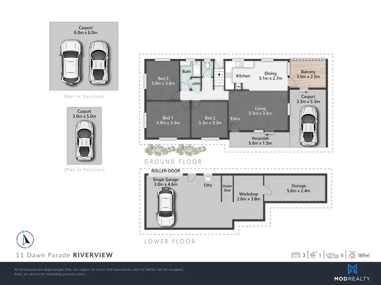 Floorplan of Homely house listing, 11 Dawn Parade, Riverview QLD 4303