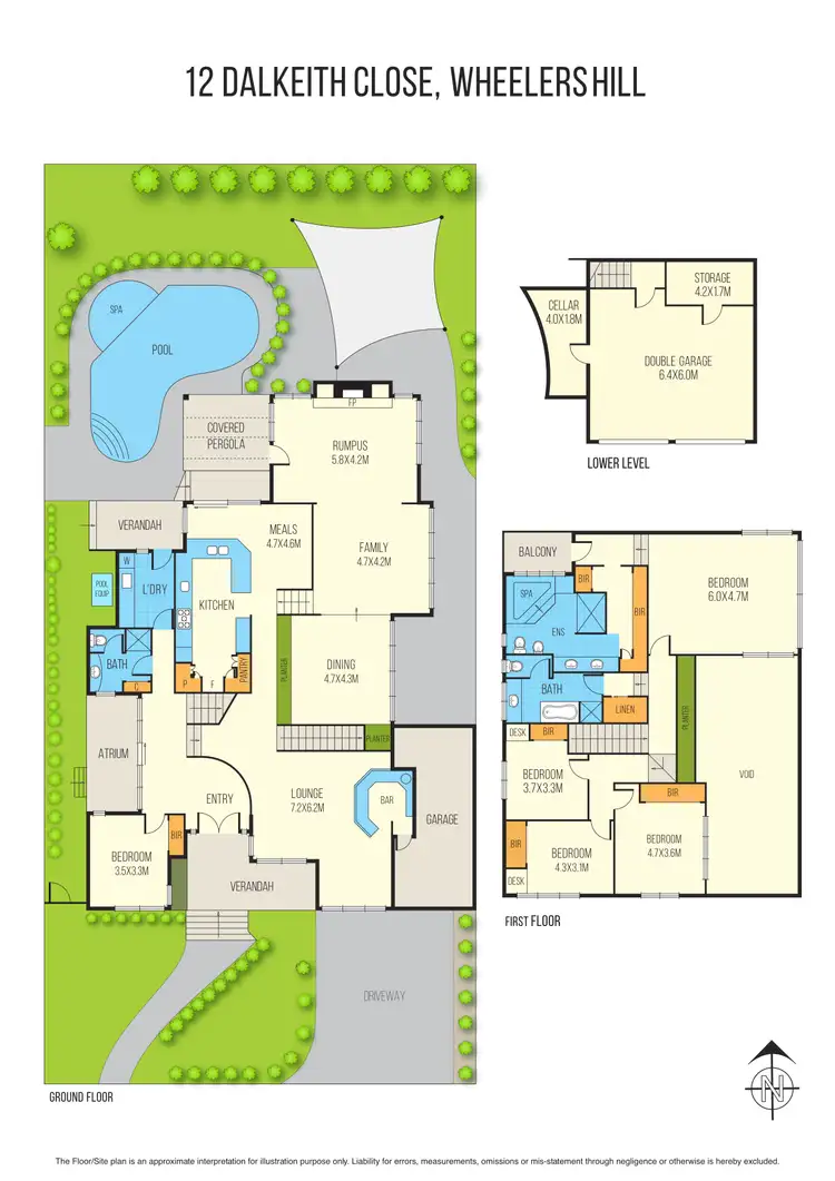 Floorplan of Homely house listing, Address available on request