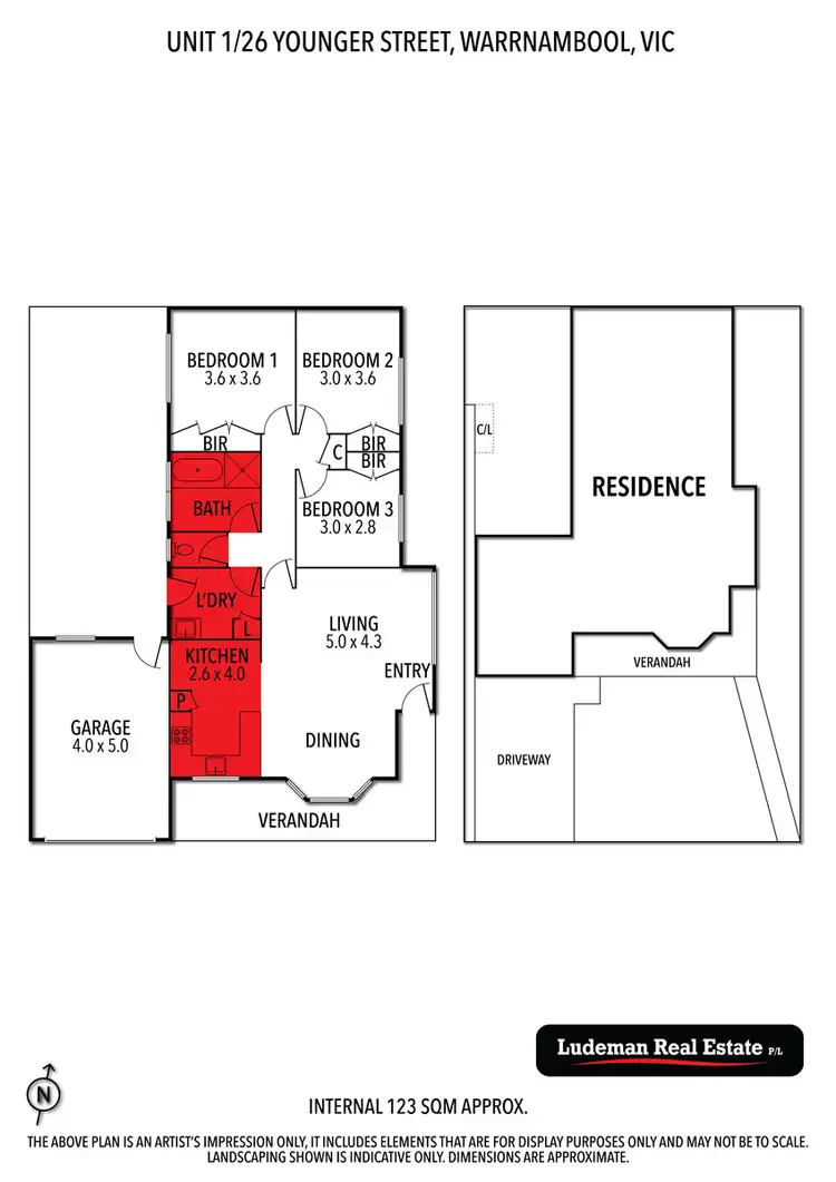 Floorplan of Homely house listing, 1/26 Younger Street, Warrnambool VIC 3280