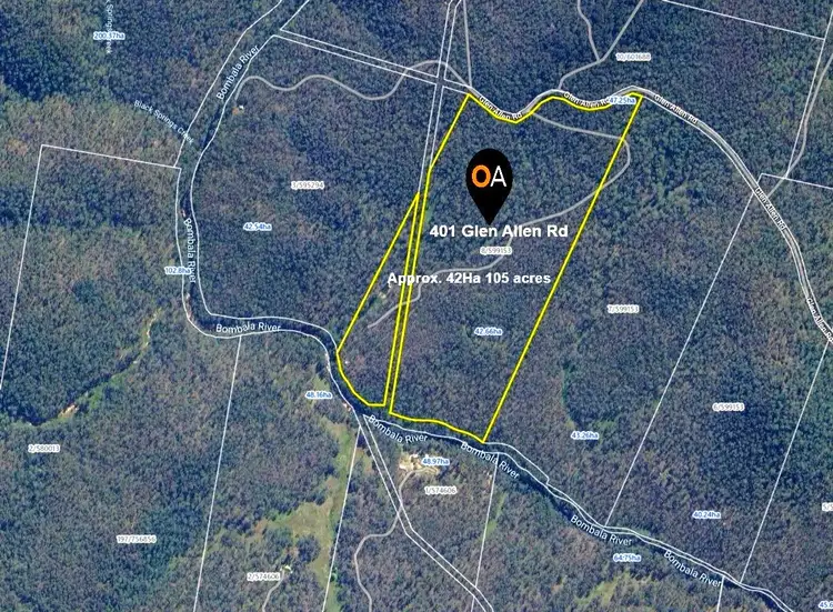 Floorplan of Homely rural property listing, LOT 8, 401 Glen Allen Road, Glen Allen NSW 2631