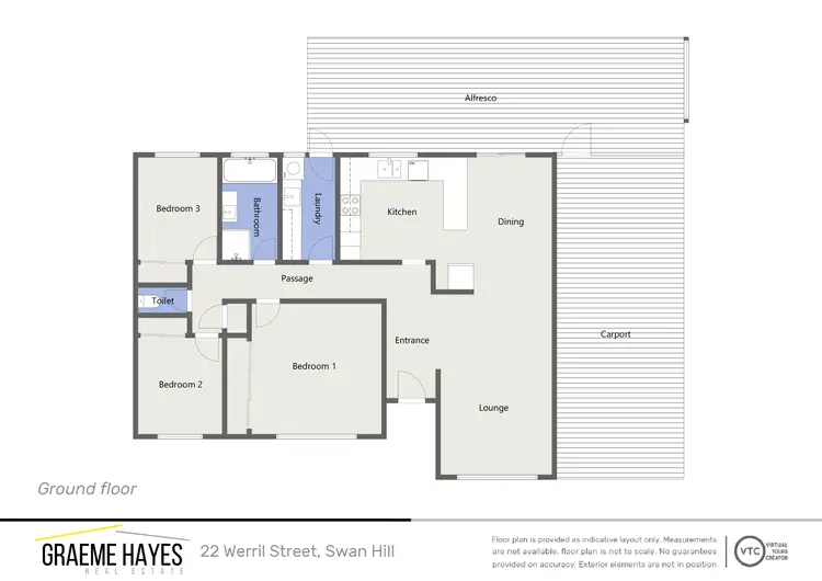 Floorplan of Homely house listing, 22 Werril Street, Swan Hill VIC 3585