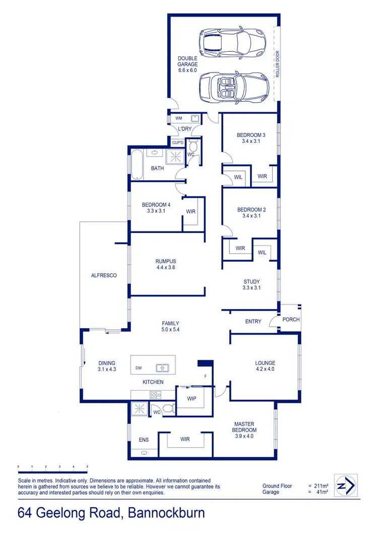 Floorplan of Homely house listing, 64 Geelong Road, Bannockburn VIC 3331
