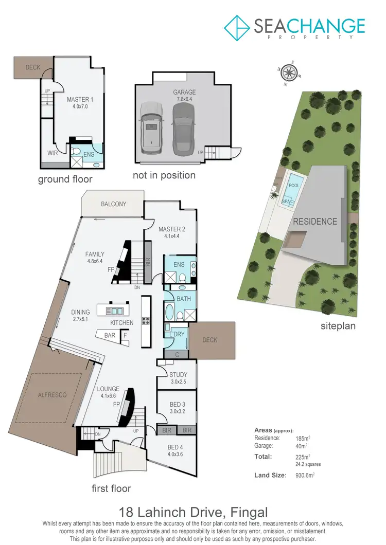 Floorplan of Homely house listing, 18 Lahinch Drive, Fingal VIC 3939