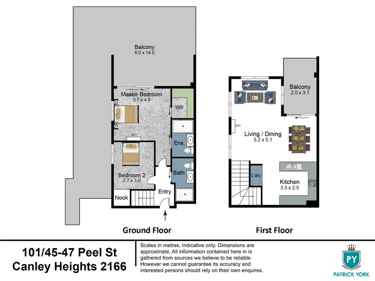 Floorplan of Homely unit listing, 101/45-47 Peel Street, Canley Heights NSW 2166