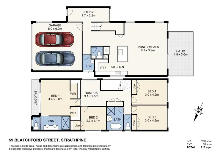 Floorplan of Homely house listing, 59 Blatchford Street, Strathpine QLD 4500