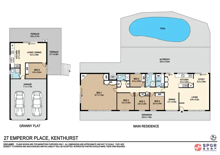 Floorplan of Homely rural property listing, 27 Emperor Place, Kenthurst NSW 2156