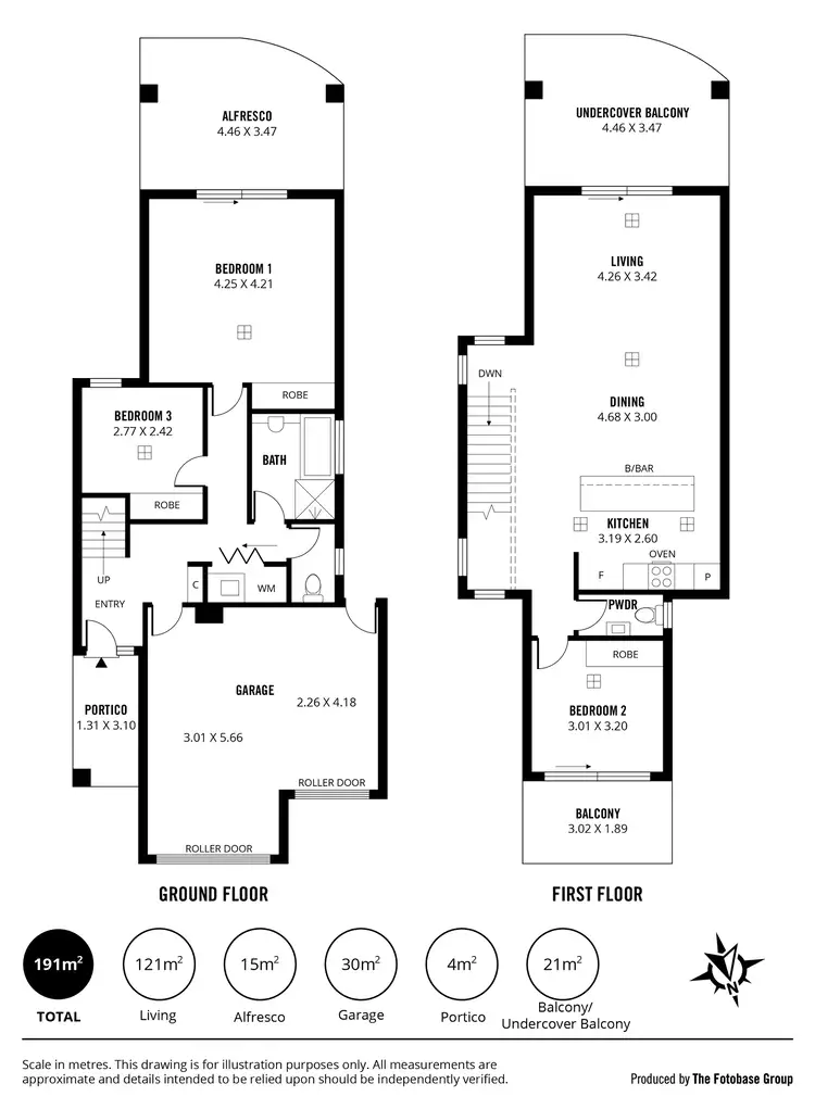 Floorplan of Homely townhouse listing, 11/61 Saint Andrews Boulevard, Normanville SA 5204