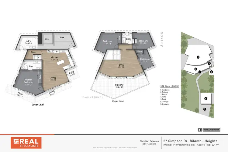Floorplan of Homely house listing, 27 Simpson Drive, Bilambil Heights NSW 2486