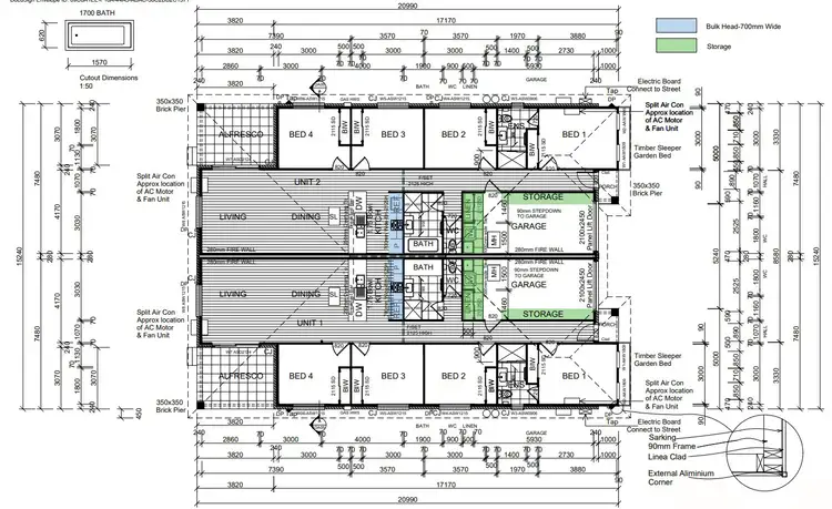 Floorplan of Homely semi-detached listing, 1/184 Bushland Drive, Taree NSW 2430