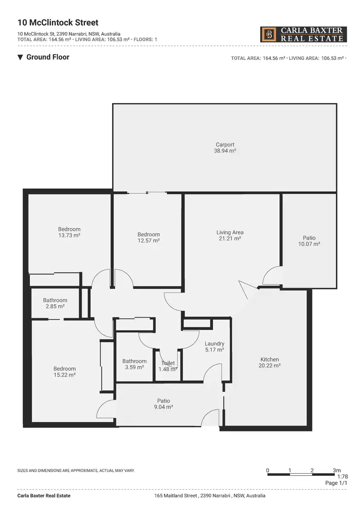 Floorplan of Homely house listing, 10 McClintock Street, Narrabri NSW 2390