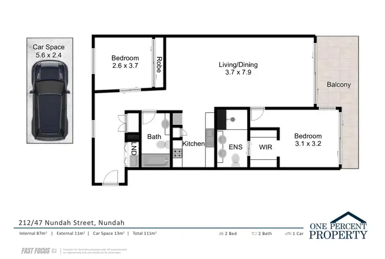 Floorplan of Homely apartment listing, 212/47 Nundah Street, Nundah QLD 4012