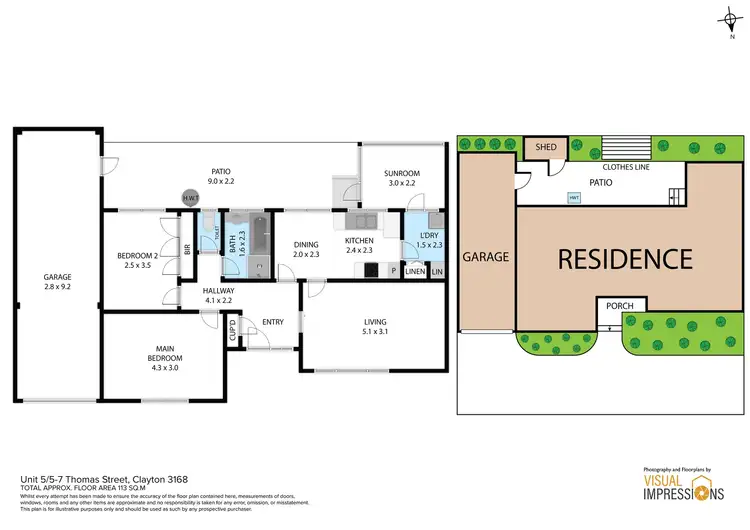 Floorplan of Homely unit listing, 5/5-7 Thomas Street, Clayton VIC 3168