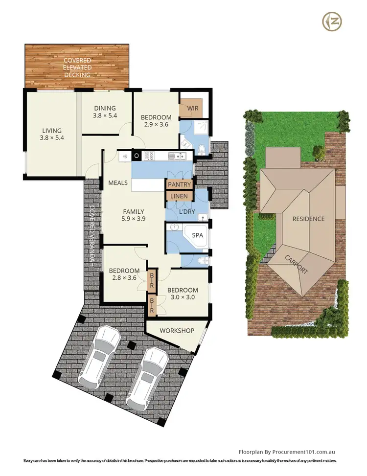 Floorplan of Homely house listing, 20 Somerset Drive, Dandenong North VIC 3175