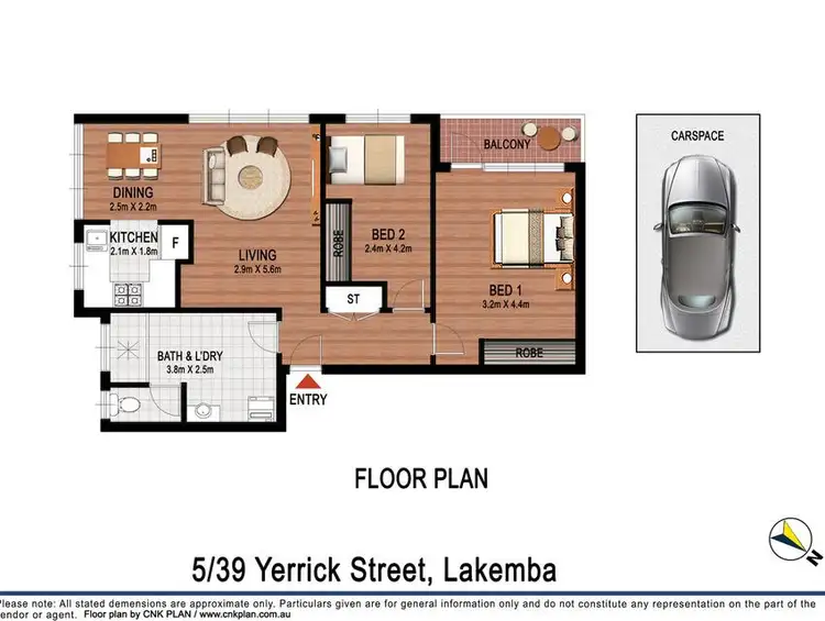 Floorplan of Homely unit listing, 5/39 Yerrick Road, Lakemba NSW 2195