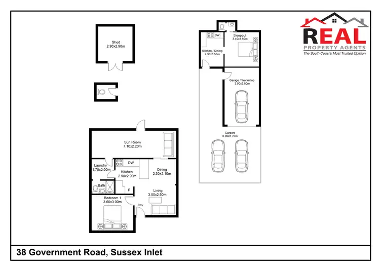 Floorplan of Homely house listing, 38 Government Road, Sussex Inlet NSW 2540