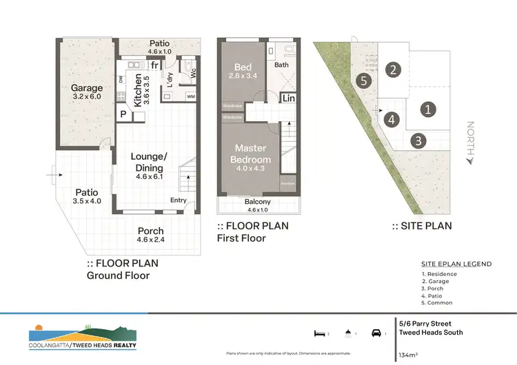 Floorplan of Homely townhouse listing, 5/6 Parry Street, Tweed Heads South NSW 2486