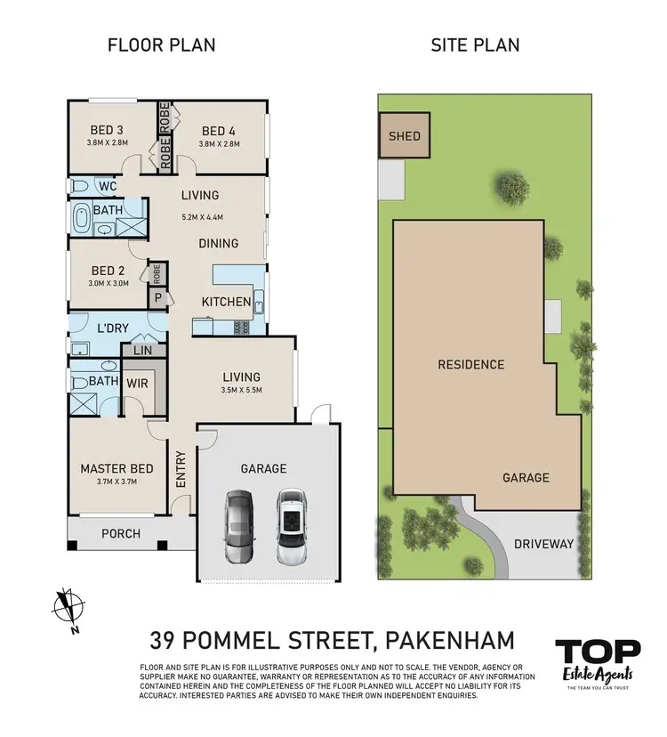 Floorplan of Homely house listing, 39 Pommel Street, Pakenham VIC 3810