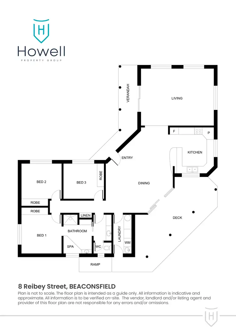 Floorplan of Homely house listing, 8 Reibey Street, Beaconsfield TAS 7270