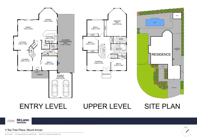 Floorplan of Homely house listing, 3 Tea Tree Place, Mount Annan NSW 2567