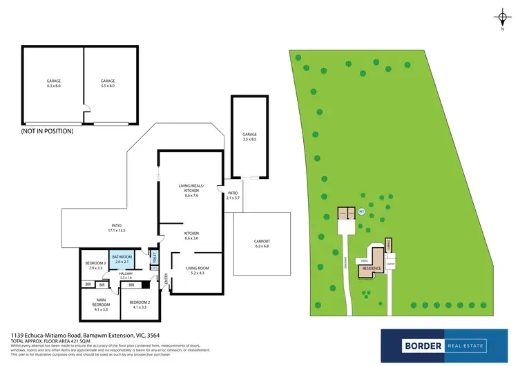 Floorplan of Homely house listing, 1139 Echuca-Mitiamo Road Bamawm Extension, Echuca VIC 3564