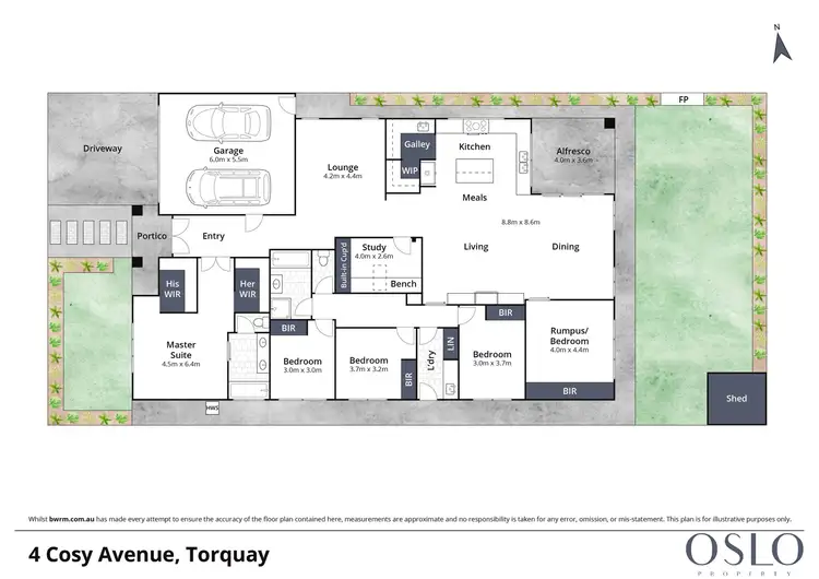 Floorplan of Homely house listing, 4 Cosy Avenue, Torquay VIC 3228
