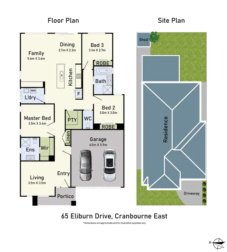 Floorplan of Homely house listing, 65 Eliburn Drive, Cranbourne East VIC 3977