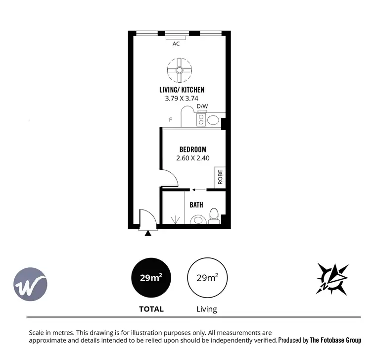 Floorplan of Homely apartment listing, 706/160 Rundle Mall, Adelaide SA 5000