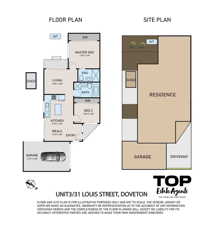 Floorplan of Homely unit listing, 3/31 Louis Street, Doveton VIC 3177