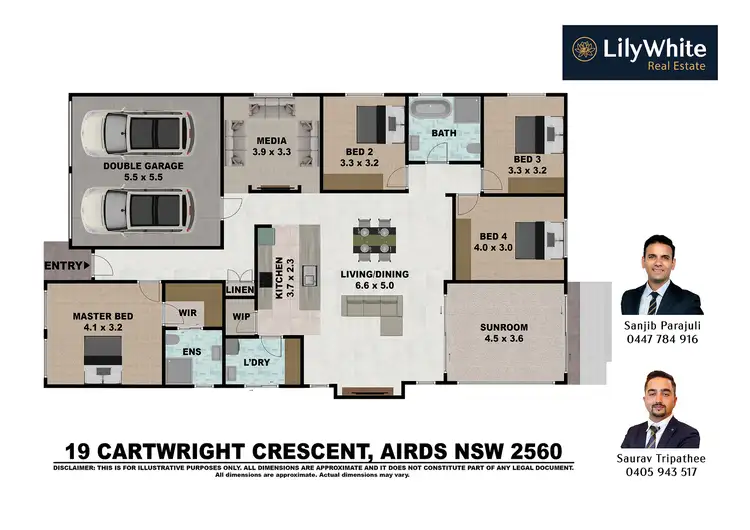 Floorplan of Homely house listing, 19 Cartwright Crescent, Airds NSW 2560