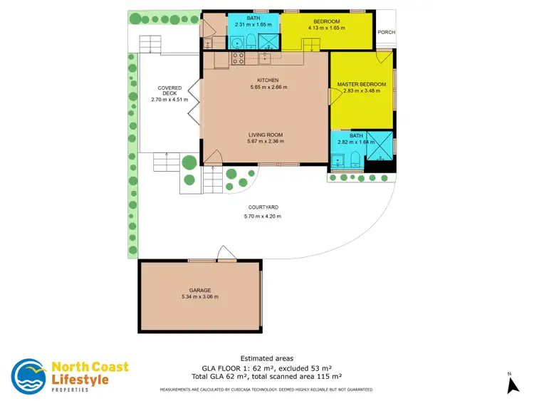 Floorplan of Homely apartment listing, 5/38 Mullumbimbi Street, Brunswick Heads NSW 2483