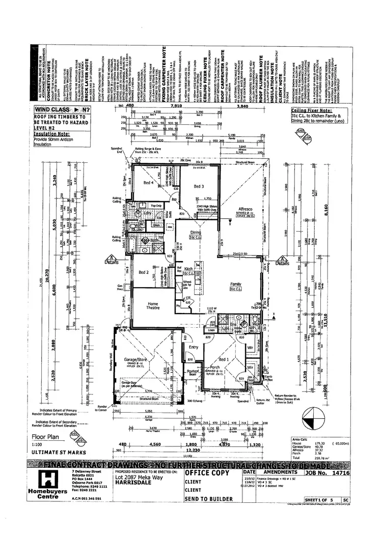 Floorplan of Homely house listing, 14 Meka Way, Harrisdale WA 6112