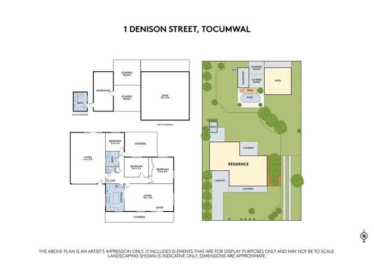 Floorplan of Homely house listing, 1 Denison Street, Tocumwal NSW 2714