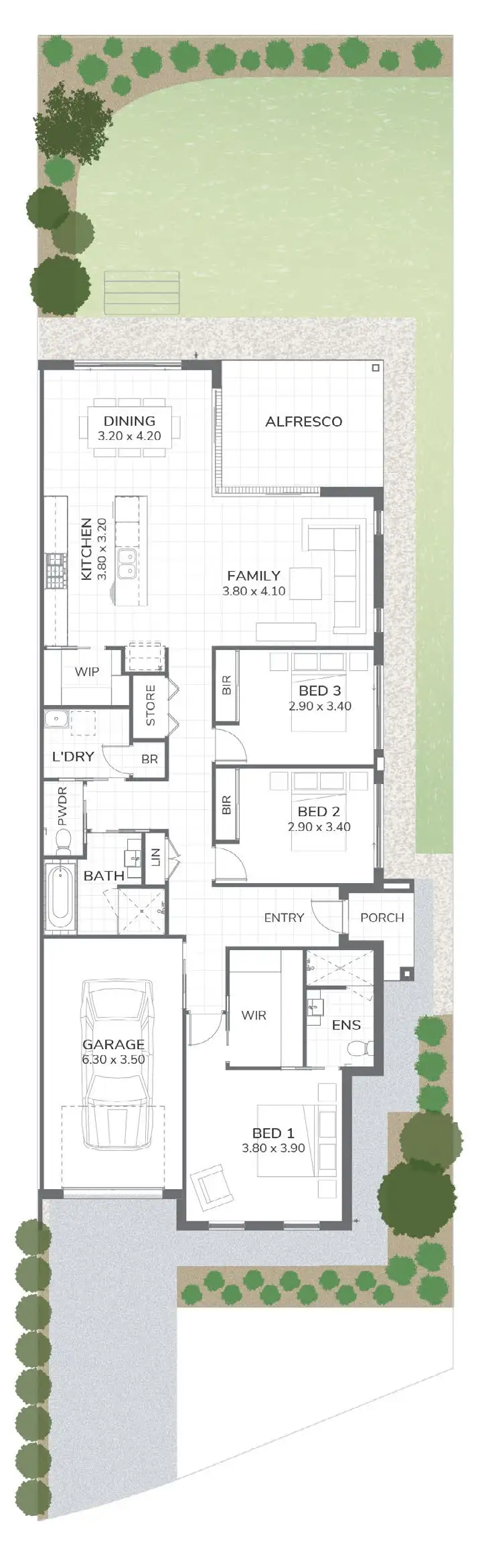 Floorplan of Homely land listing, LOT 6, 35 Magenta Circuit, Dubbo NSW 2830