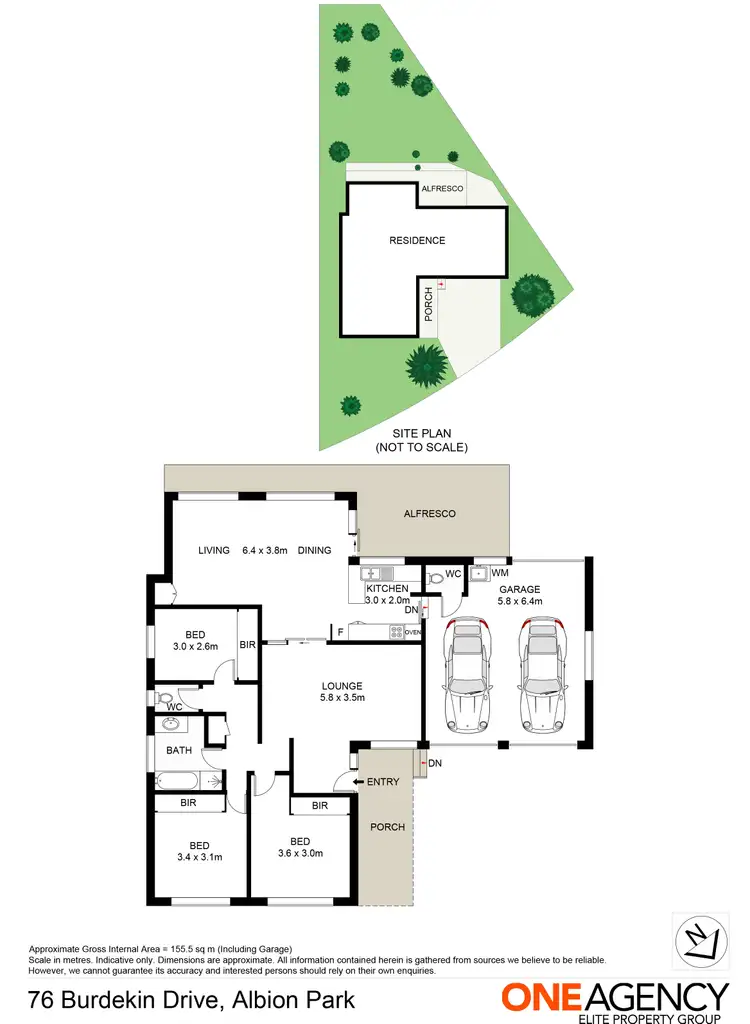 Floorplan of Homely house listing, 76 Burdekin Drive, Albion Park NSW 2527