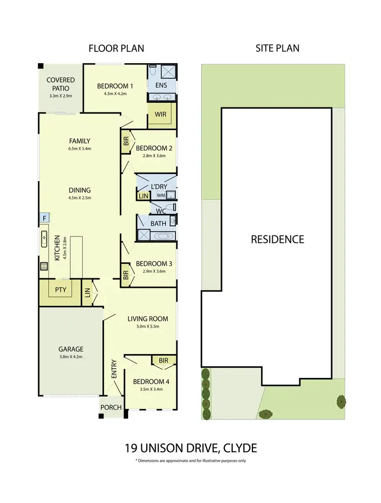 Floorplan of Homely house listing, 19 Unison Drive, Clyde VIC 3978