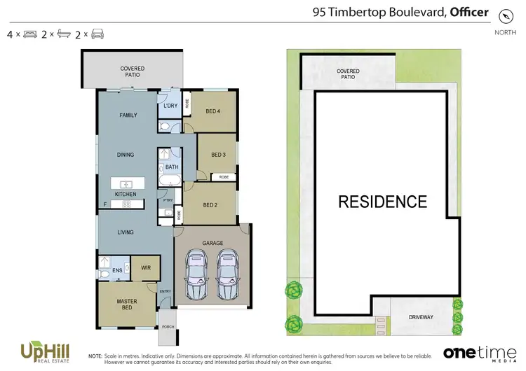 Floorplan of Homely house listing, 95 Timbertop Boulevard, Officer VIC 3809