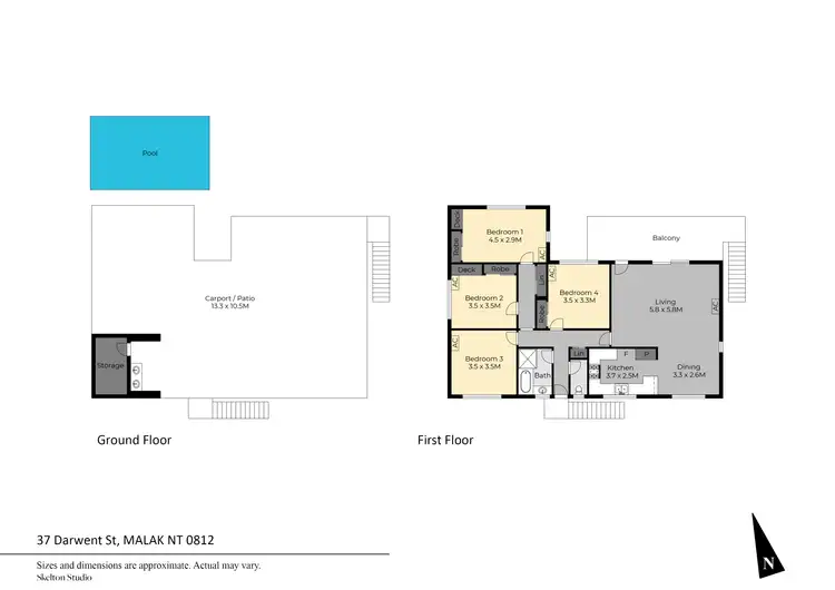 Floorplan of Homely house listing, 37 Darwent Street, Malak NT 812