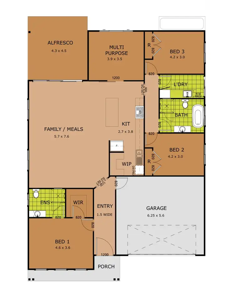 Floorplan of Homely house listing, Address available on request