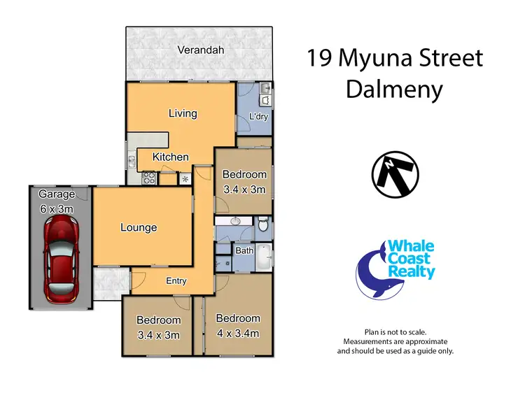 Floorplan of Homely house listing, 19 Myuna Street, Dalmeny NSW 2546