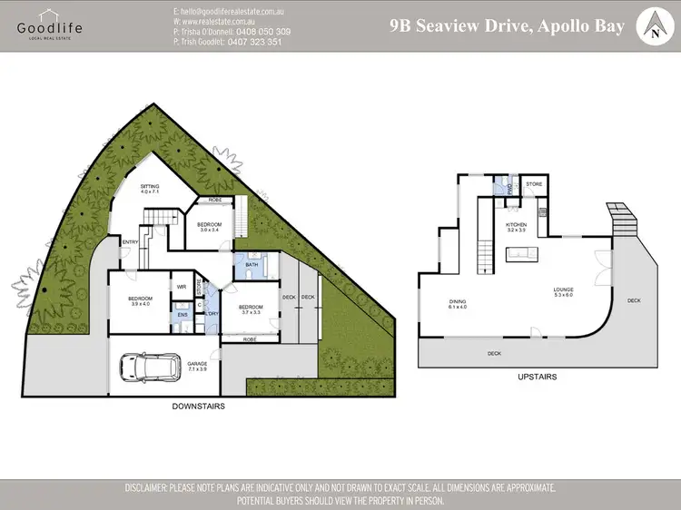 Floorplan of Homely house listing, 9B Seaview Drive, Apollo Bay VIC 3233